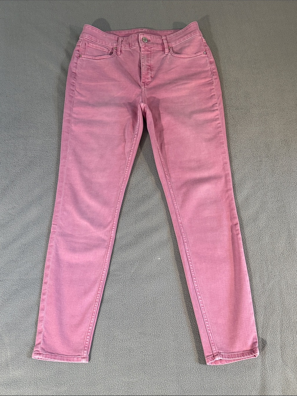 White House Black Market Rose Pink Skinny Jeans